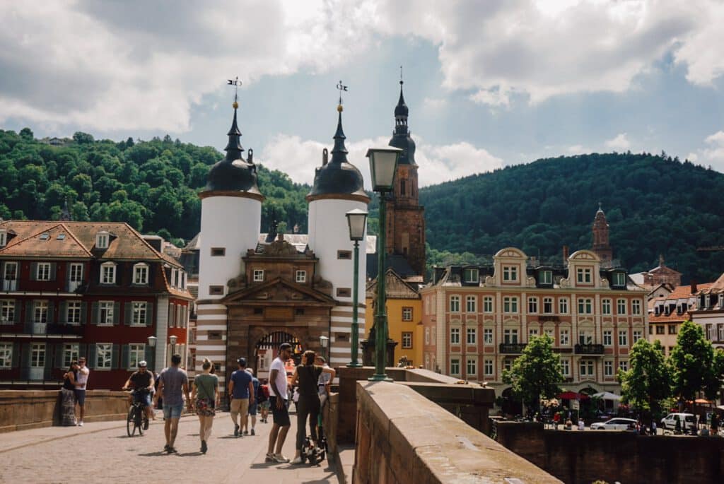 Heidelberg Tagesausflug ferienfrei alte Brücke
