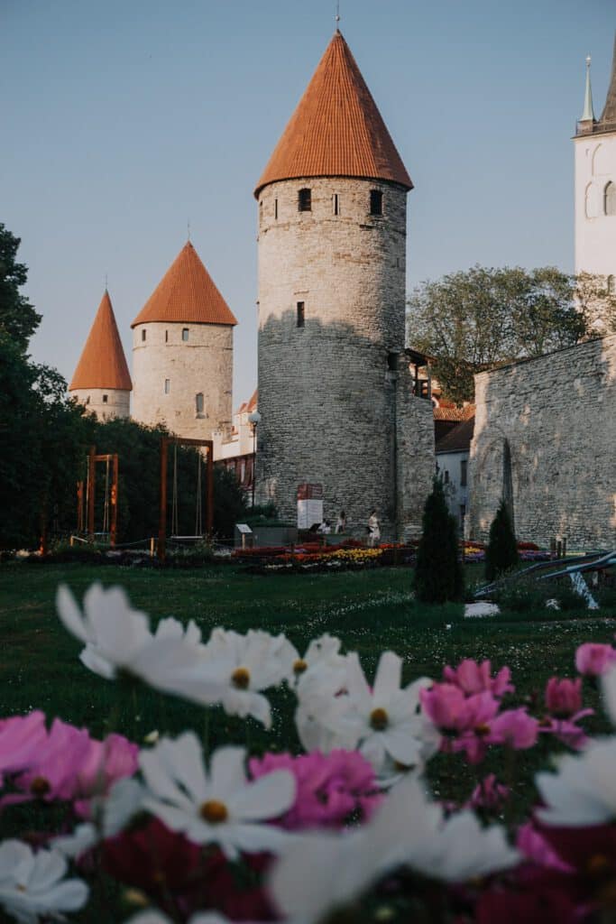 Stadtmauer Tallinn ferienfrei